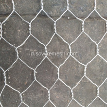 Galvanized dan PVC Coated Gabions untuk Dinding Penahan